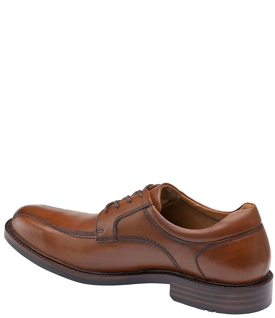 Johnston & Murphy Men's Tabor Run Off Leather Lace Up Bike Toe Dress Shoe