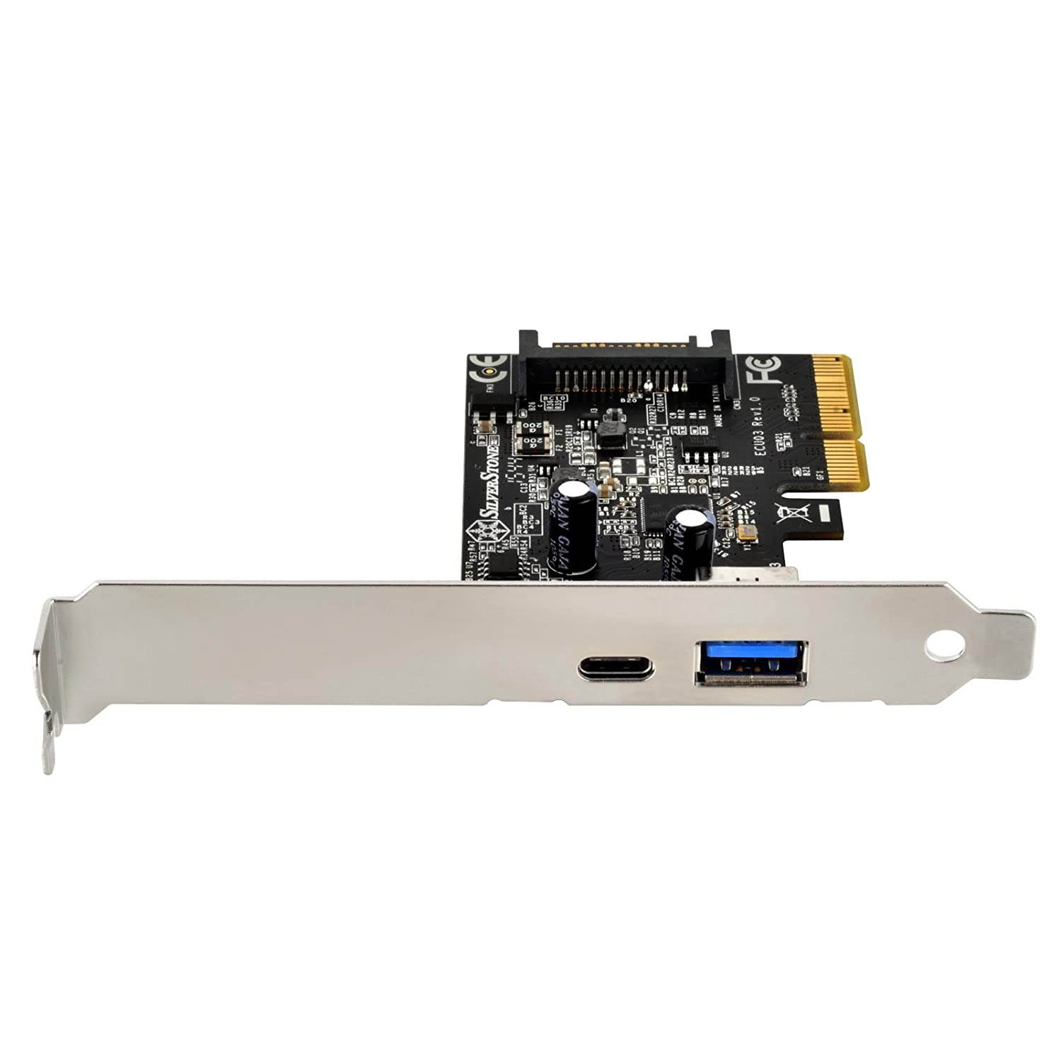 SilverStone Technology USB 3.1 External Type A & Type C Pci-E Card ECU03 Components Other