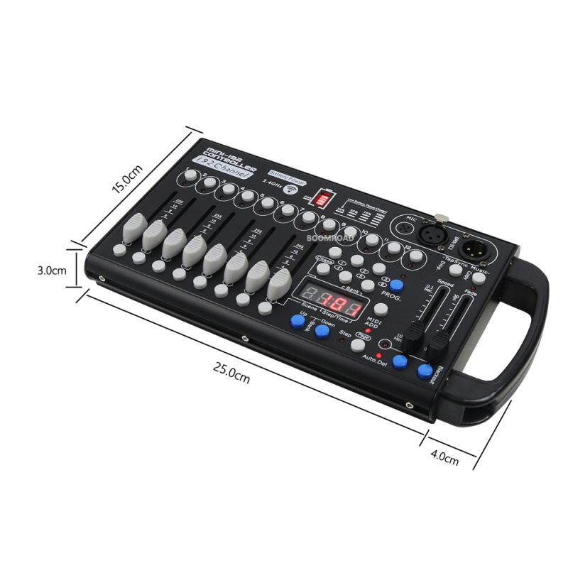 2020 Mini DMX Controller 192 Channels DMX Console Stage Lighting Controller DMX-512 Moving Head DJ Show Led Par Controller