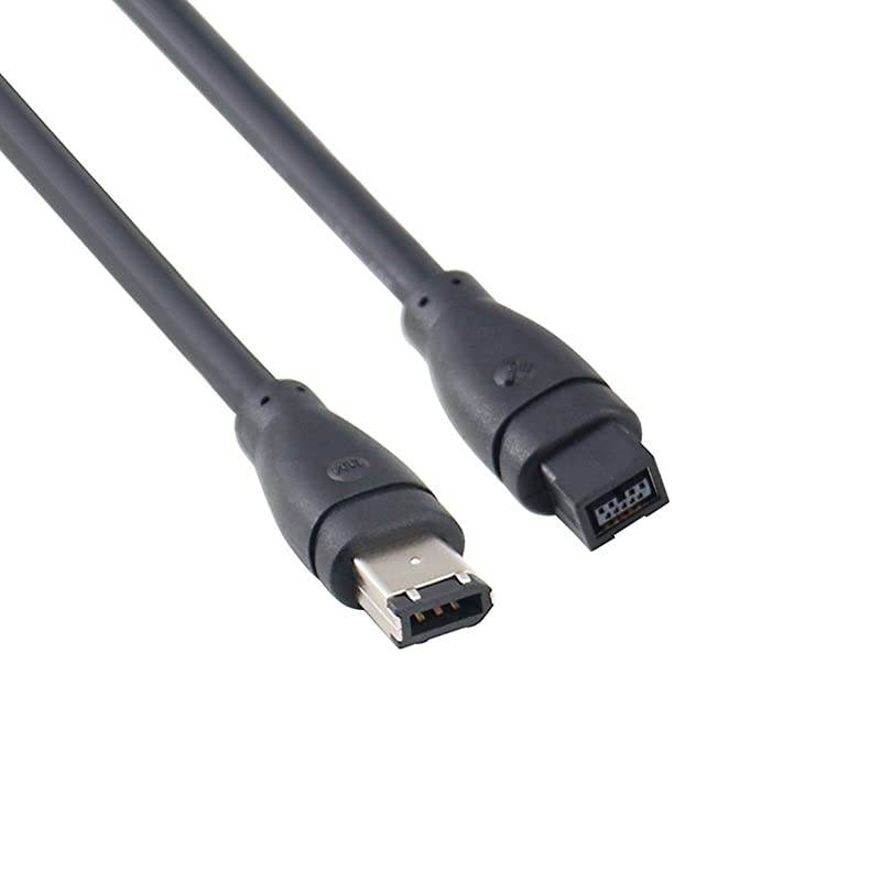 FireWire 800 9-Pin to FireWire 400 6-Pin Bilingual  Cable (6Ft)