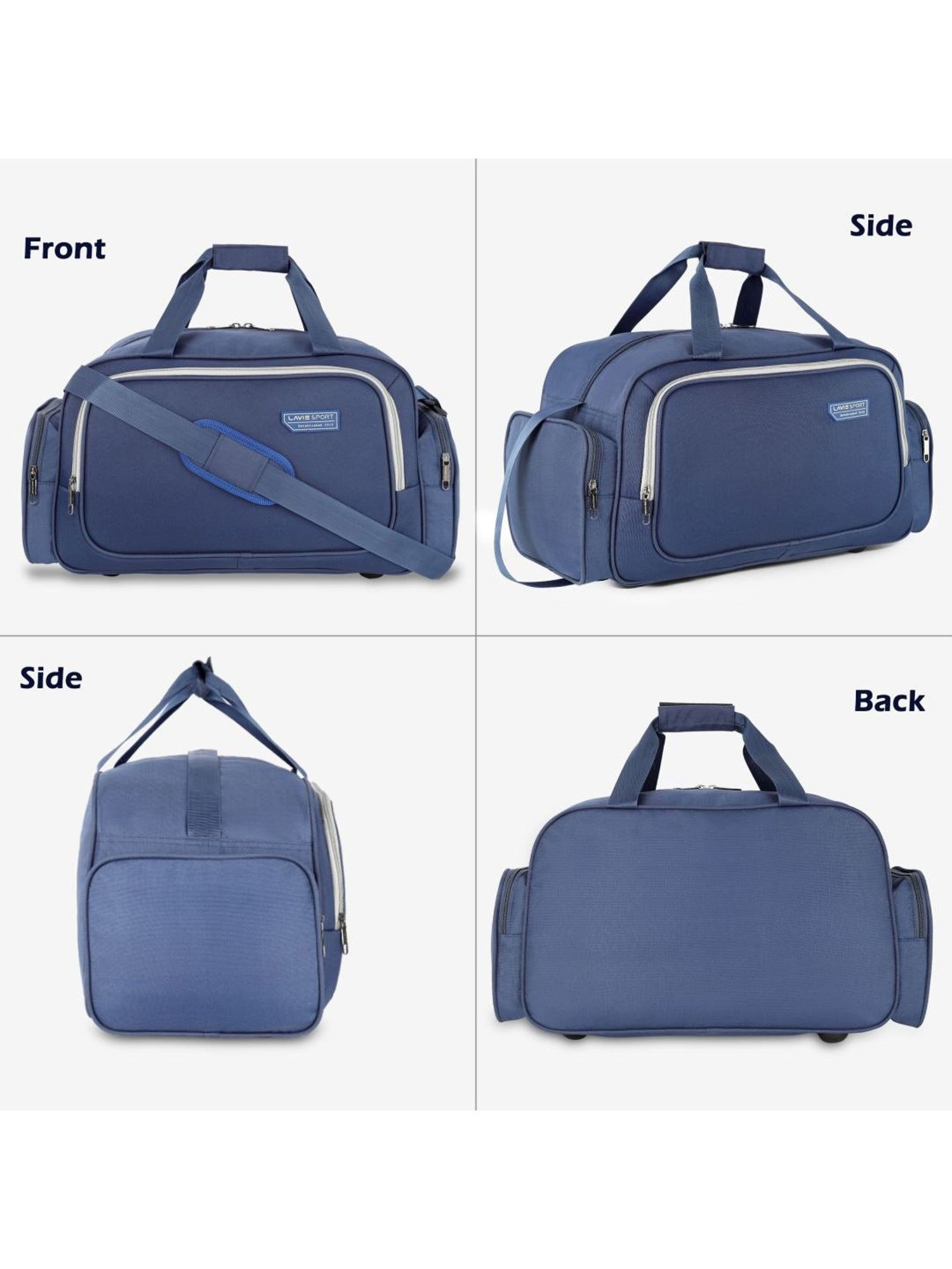 Lavie Sport Bristol Medium 55 cms Duffle Bag | Duffle (Navy)