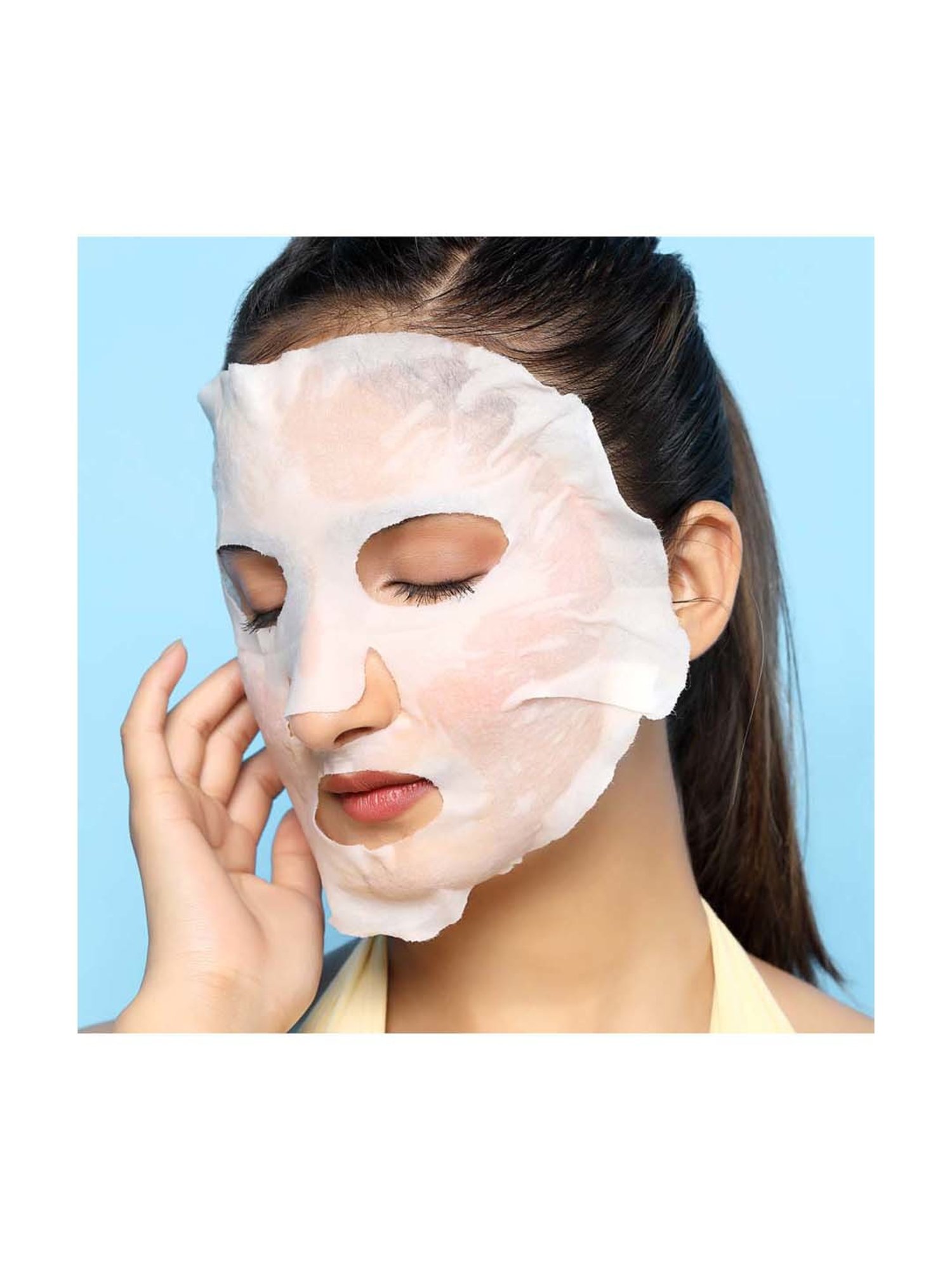 MONDSUB WitchHazel+Lavender+Q10 Sheet Masks (Pack of 3) - 20 gm Each