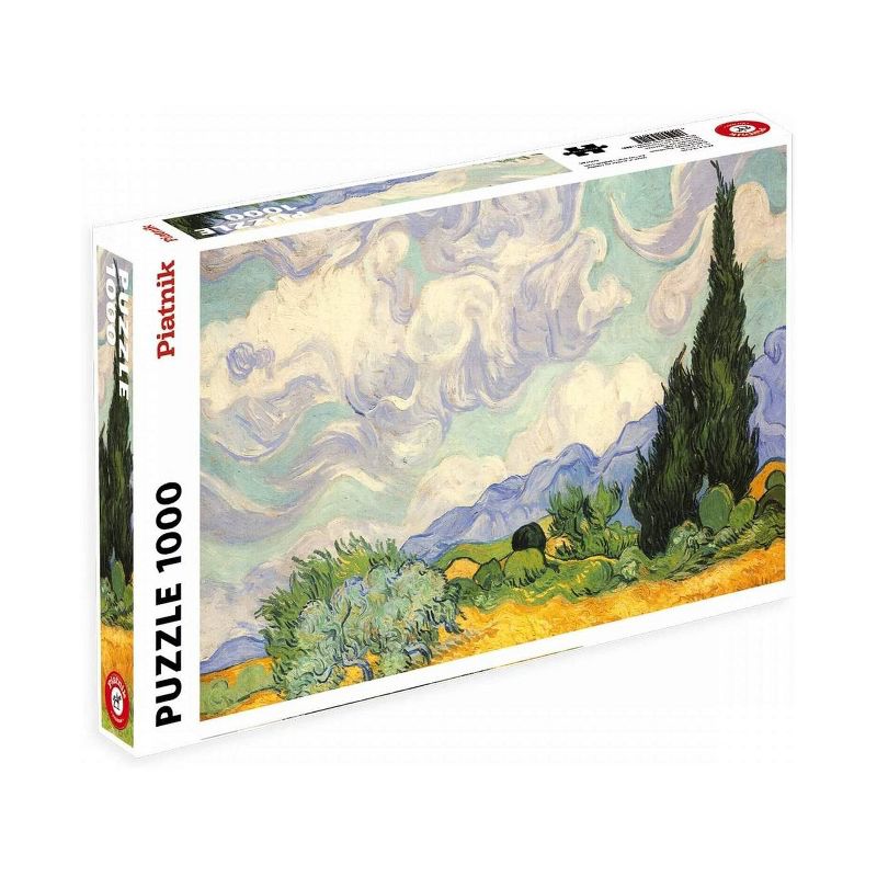 Piatnik Vincent Van Gogh: Wheat Field with Cypresses Jigsaw Puzzle - 1000pc