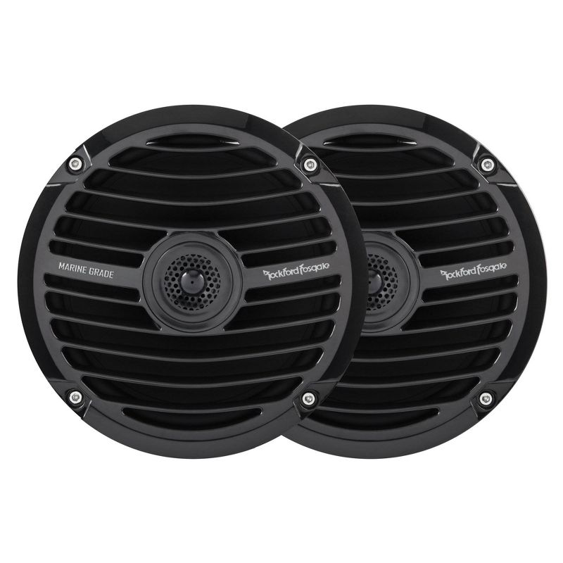 Rockford Fosgate Prime Marine 6.5" 150W 2Way Boat Full Range Speakers, Black