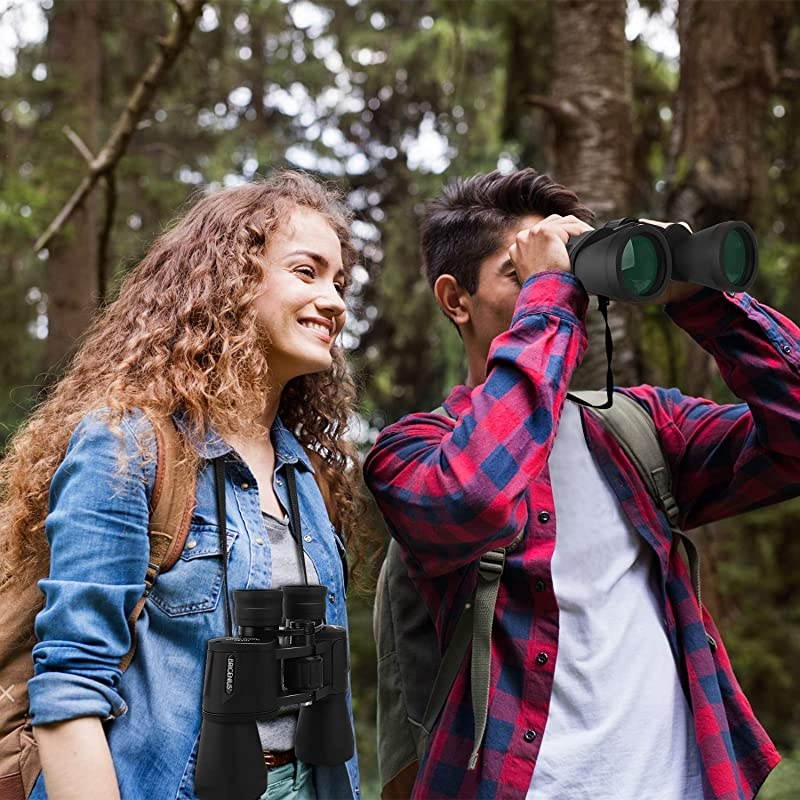 10 x 50 Binoculars for Adults, Powerful Binoculars for Bird Watching, Multi-Coated Optics Durable Full-Size Clear Binocular for Travel Sightseeing Hunting Outdoor Sports Games and Concerts