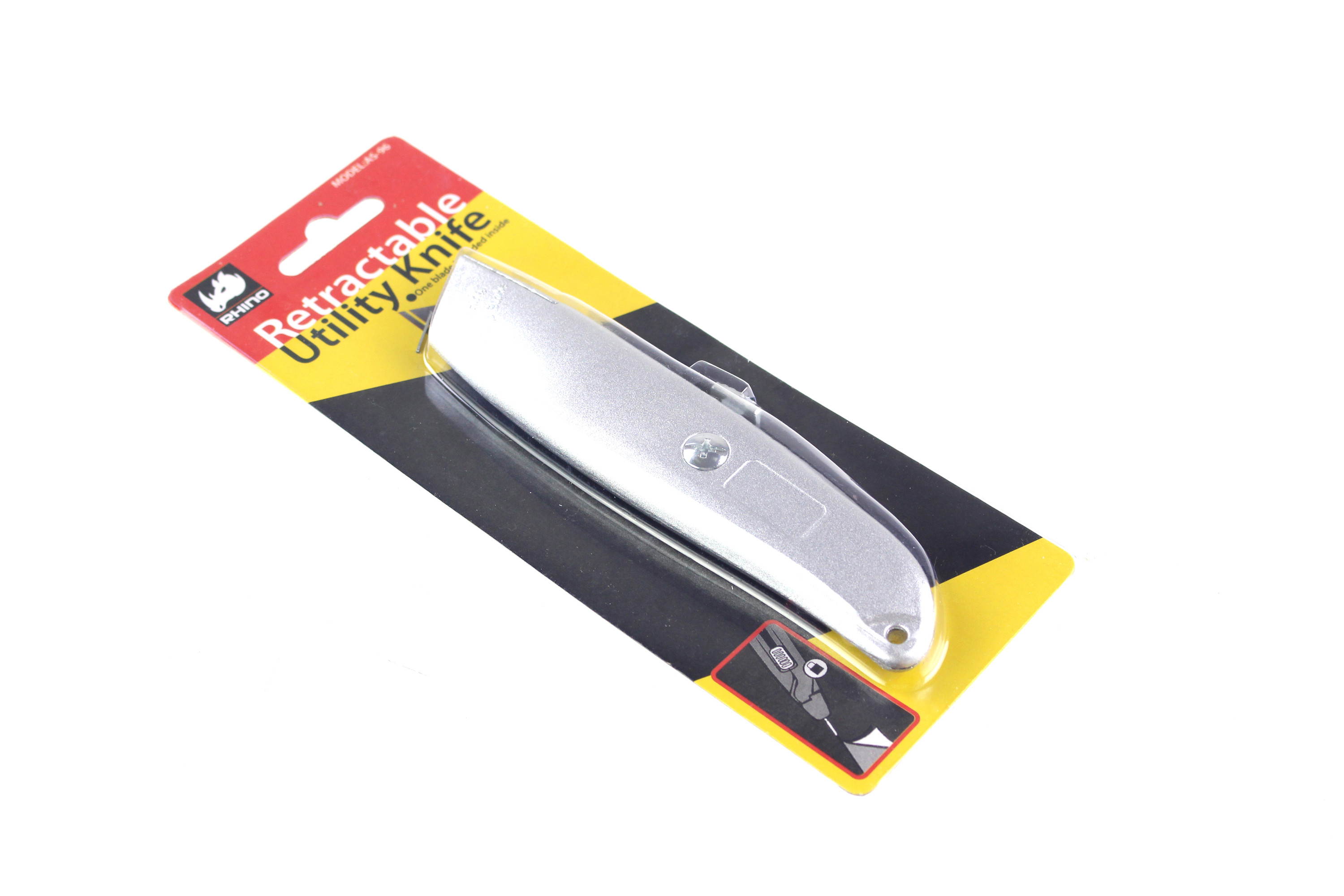 RHINO Retractable Utility Knife Gray 2 Pieces