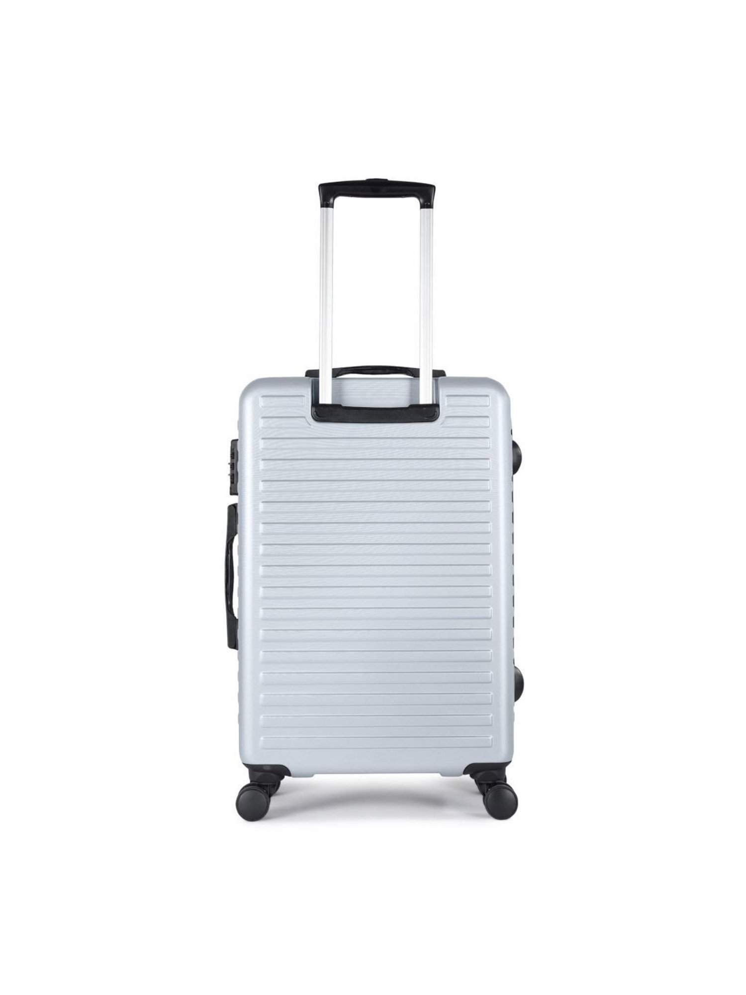 Assembly Silver Textured Trolley Bag Pack of 2 - 20 inch & 24 inch