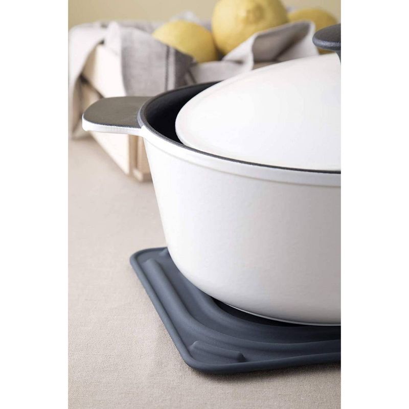 Cookduo Air Trivet - Dark Blue Silicone Trivet and Pot Holder