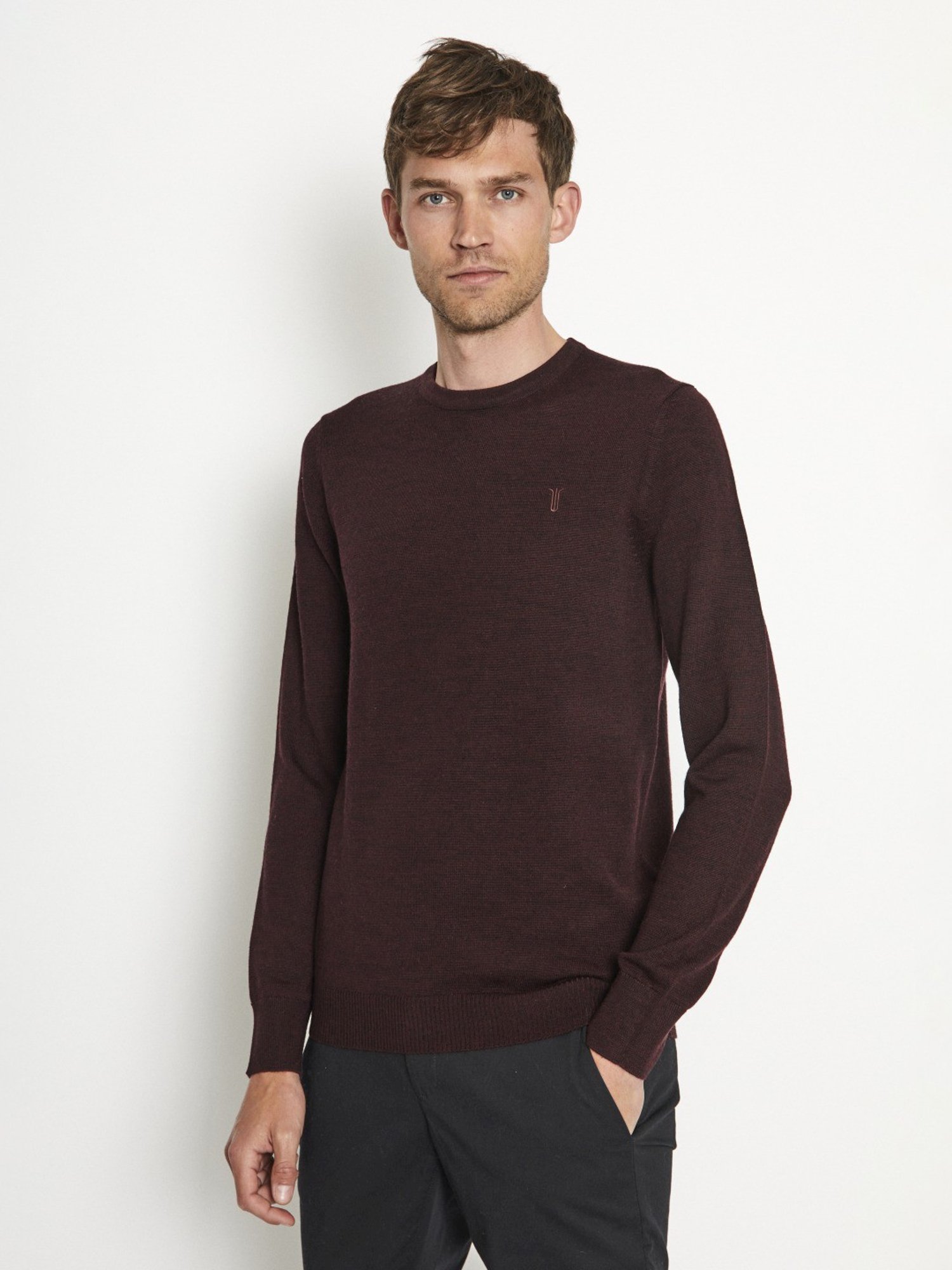 Bruun & Stengade Red Regular Fit Sweater