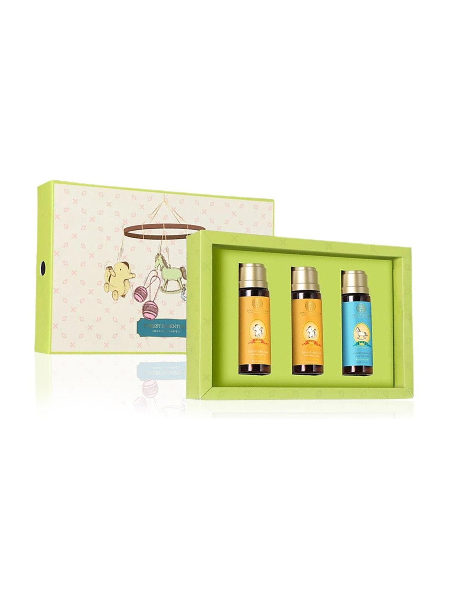 Forest Essentials Dasapushpadi Baby Care Mini Selection Gift Box Set