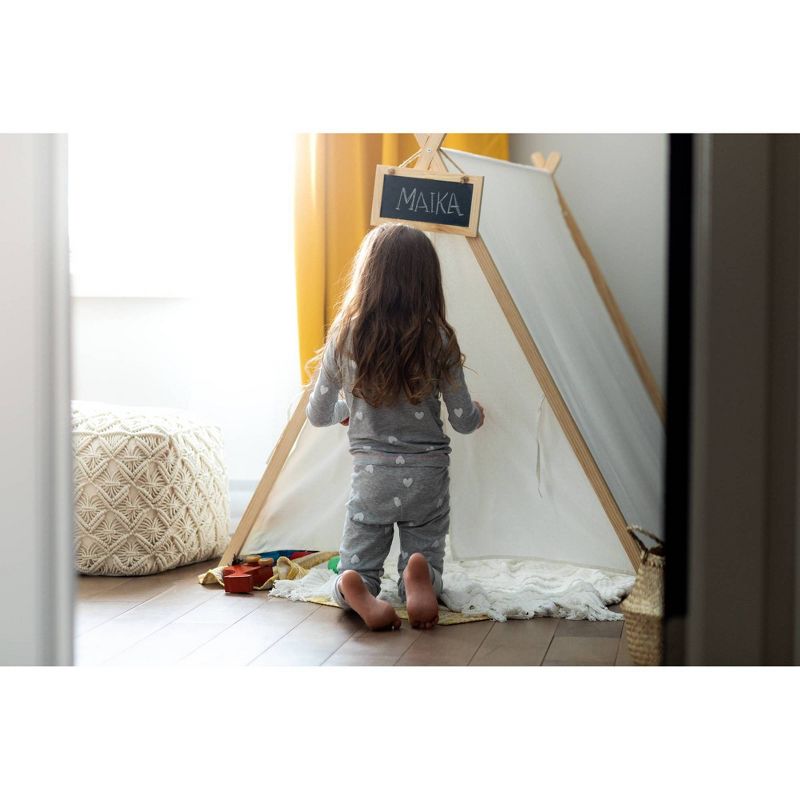 Sweedi Play Tent with Chalkboard Organic Cotton and Pine  - South Shore