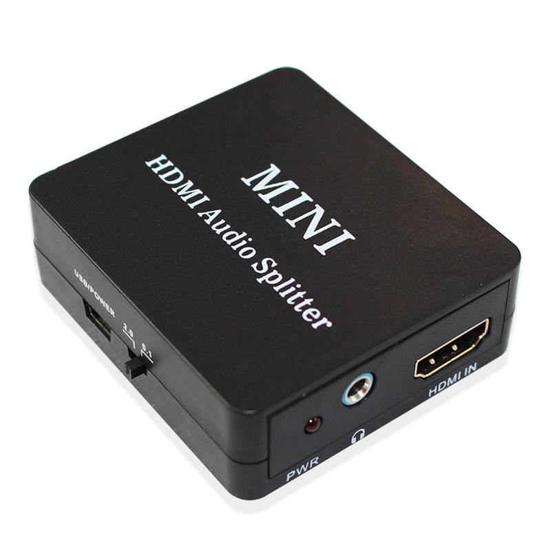 HDMI Audio Splitter Adapter 1080P HDMI Input aduio Splitter converter Adapter to hdmi audio with SPDIF+R/L Output Audio Video HDMI Converter
