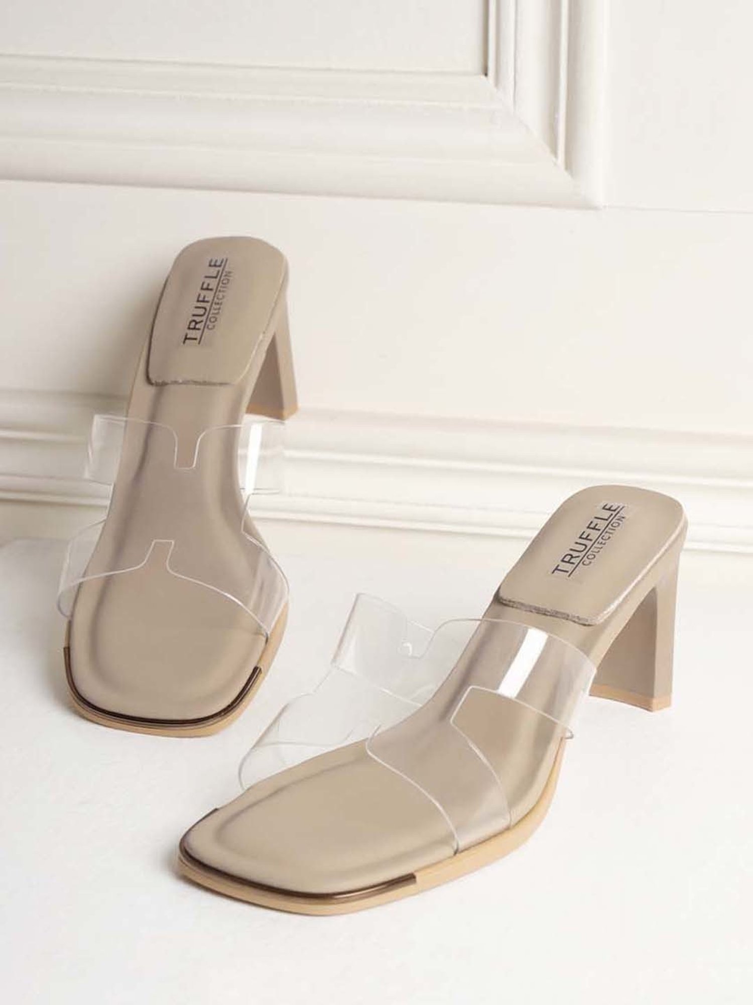 Truffle Collection Women's Khaki Casual Sandals