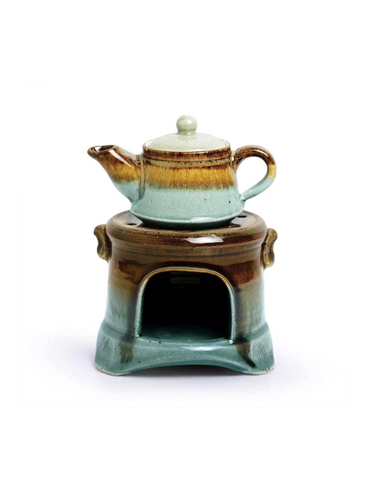 ExclusiveLane Ceramic Gas Stove Brewing Aroma Diffuser (Studio Pottery)