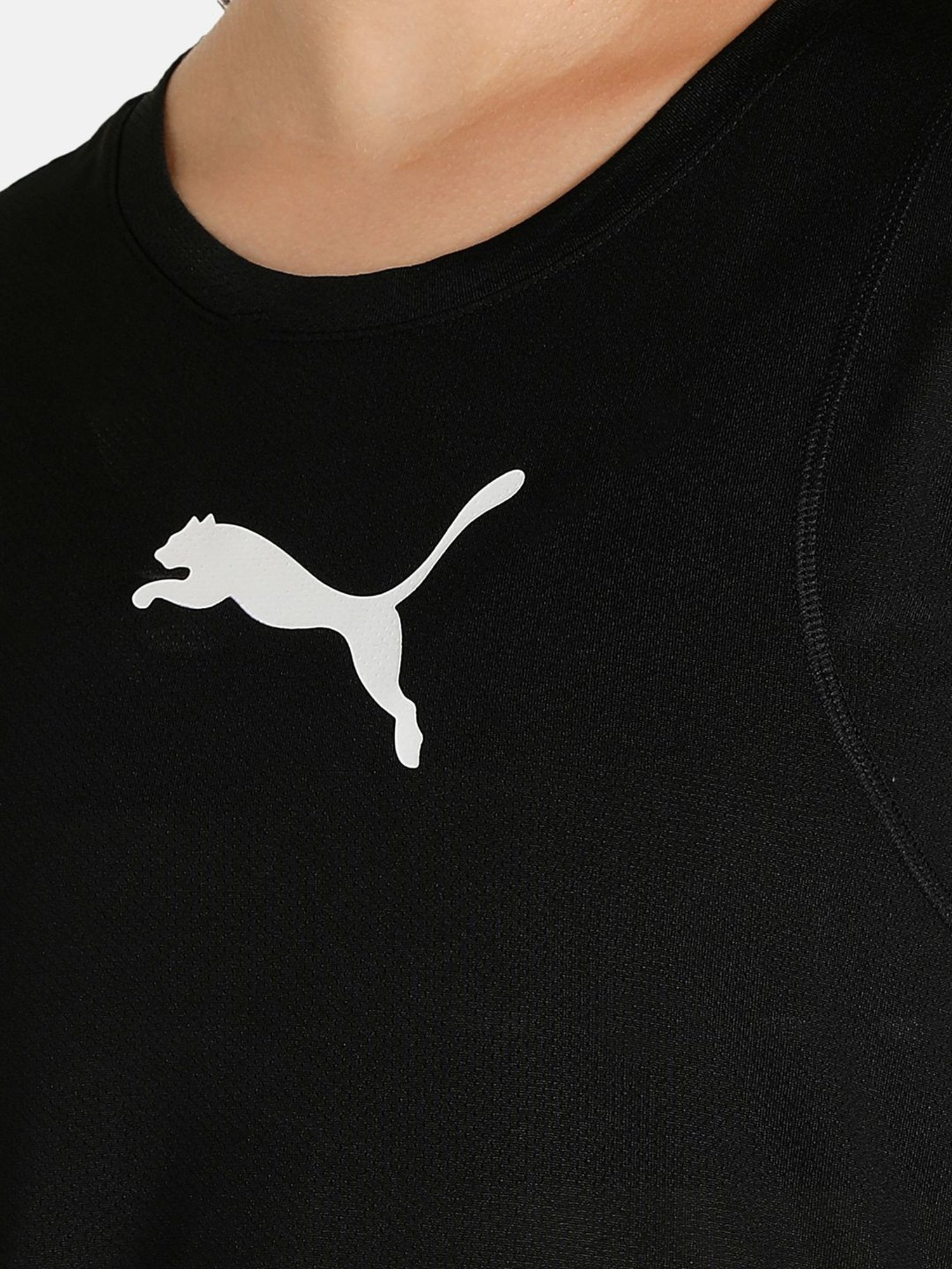 Puma Black Logo T-Shirt