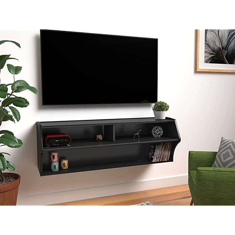 Altus Wall Mounted AudioVideo Console 485W x 1675H x 16D Black