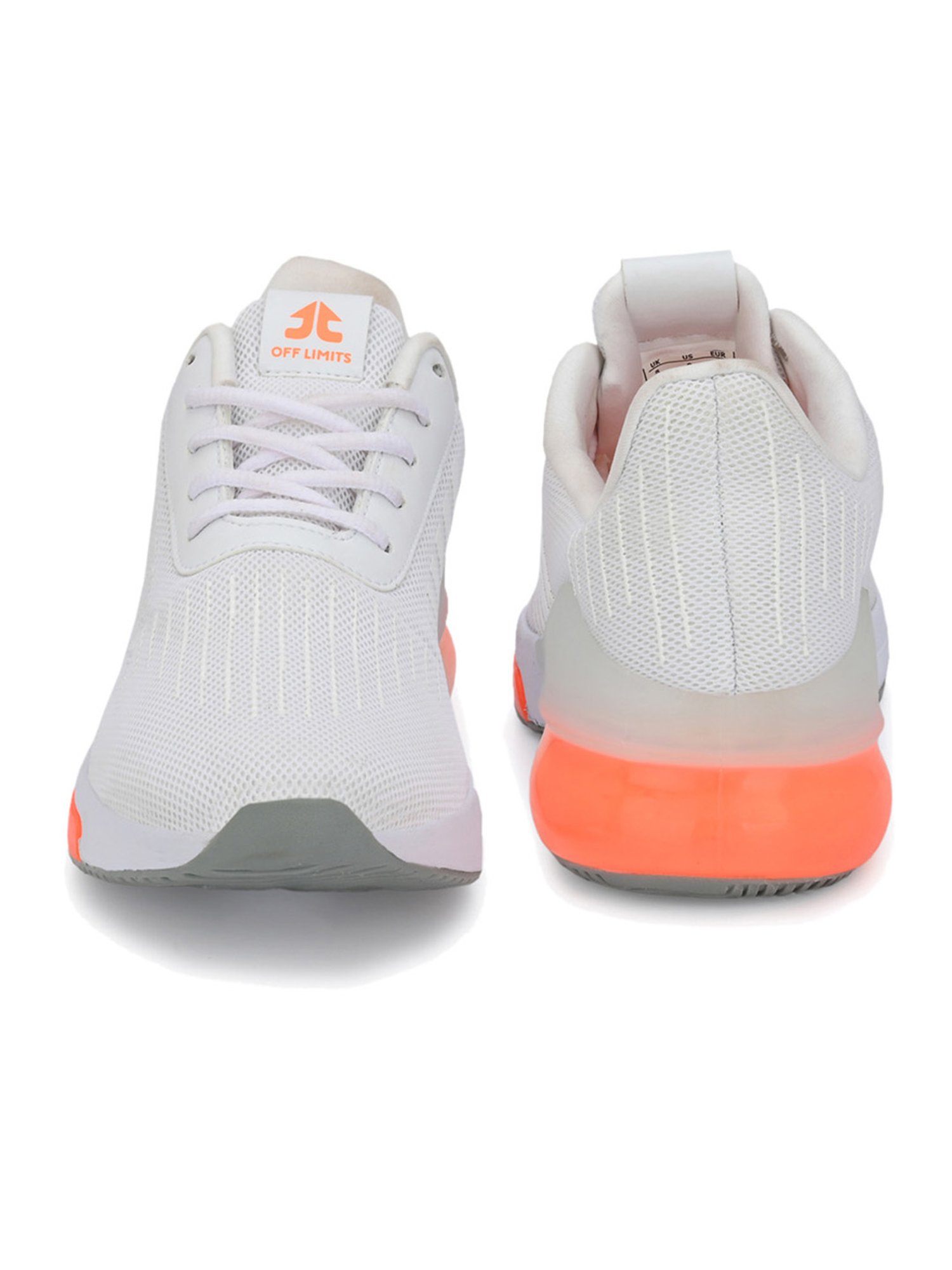 OFF LIMITS Men's White Running Shoes