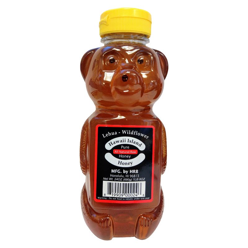 Hawaii Island Pure All Natural Raw Honey - 24oz
