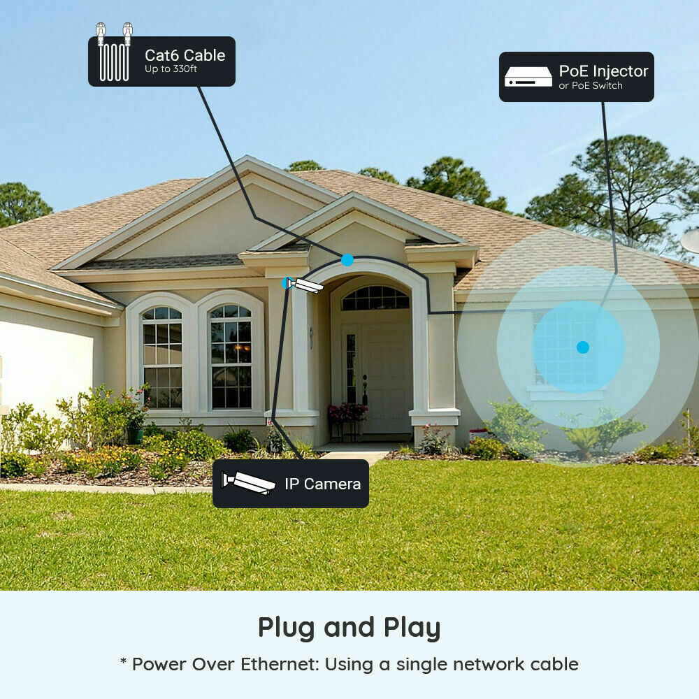 Reolink 8CH 4K Security Camera System 4pcs 8MP Smart Person/Vehicle Detection Wired Outdoor PoE IP Dome Cameras and 8CH 2TB HDD NVR for 24/7 Recording, RLK8-820D4-A