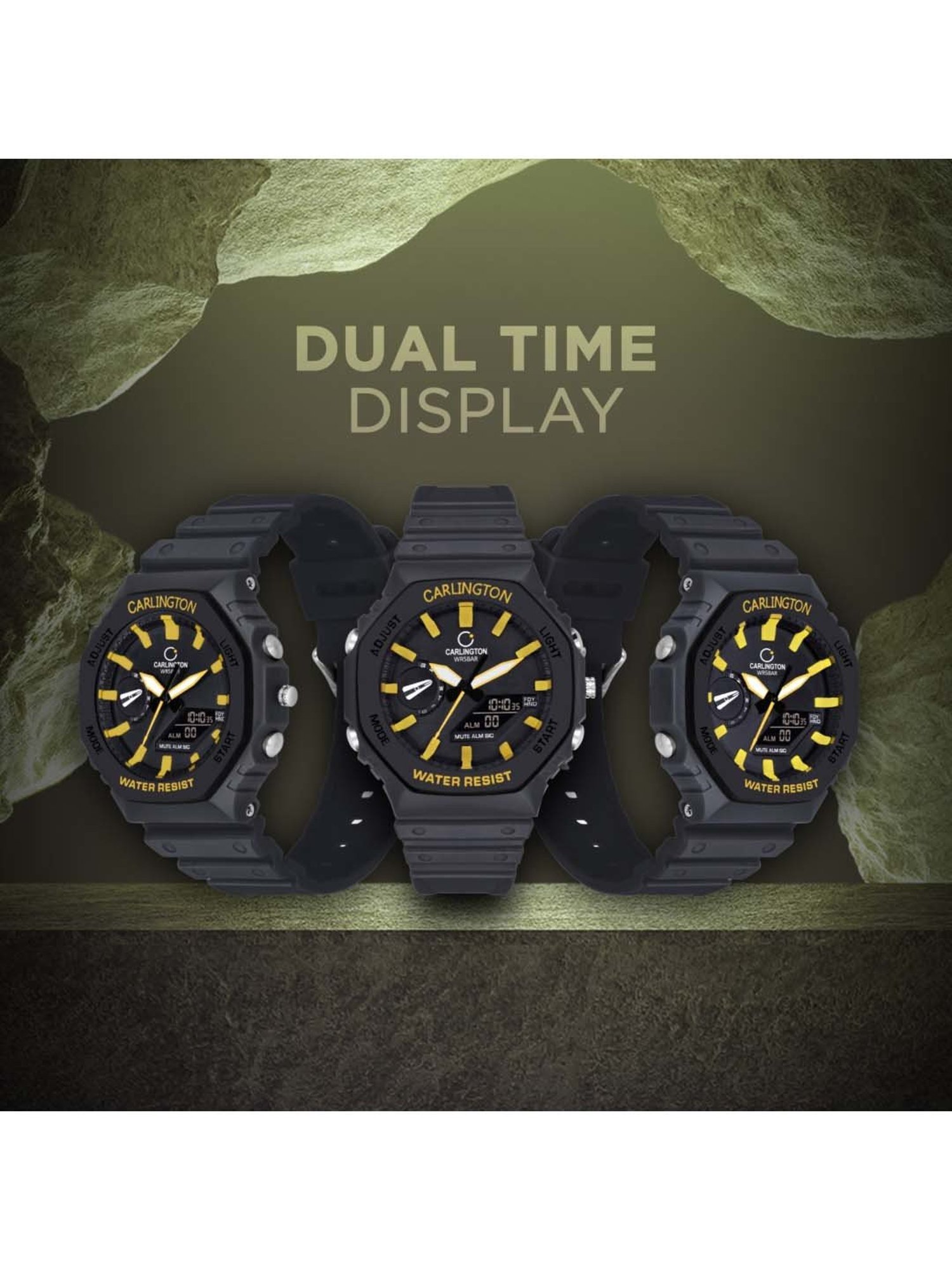 CARLINGTON Endurance 3322 Analog-Digital Watch for Men