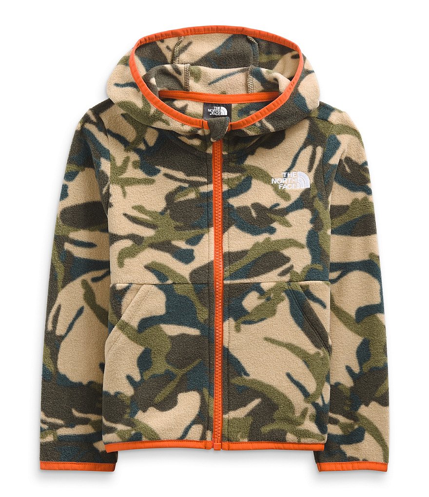 The North Face Little Boys 2T-6T Explorer Camo Glacier Fleece Hoodie