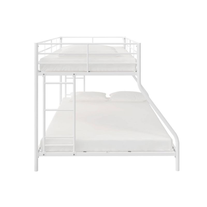 Twin Over Full Lily Small Space Kids' Bunk Bed White Metal - Room & Joy