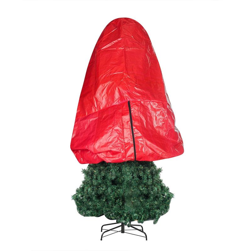 Elf Stor 4.5" Premium Christmas Tree Cover Holiday Red Medium Size