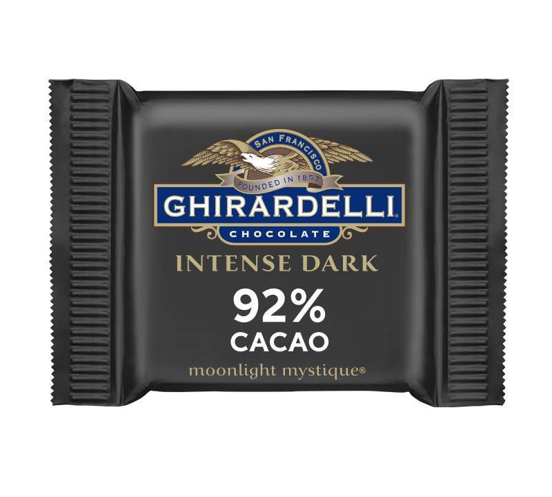Ghirardelli Intense Dark Moonlight Mystique 92% Cacao Dark Chocolate Squares - 4.8oz
