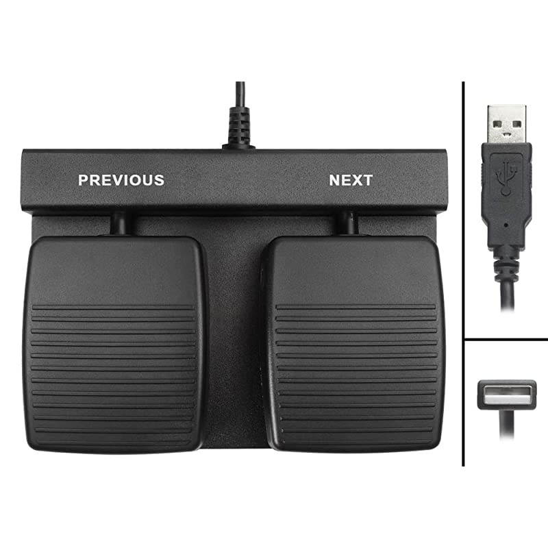 PPD FP USB Double Button PowerPoint Foot Pedal