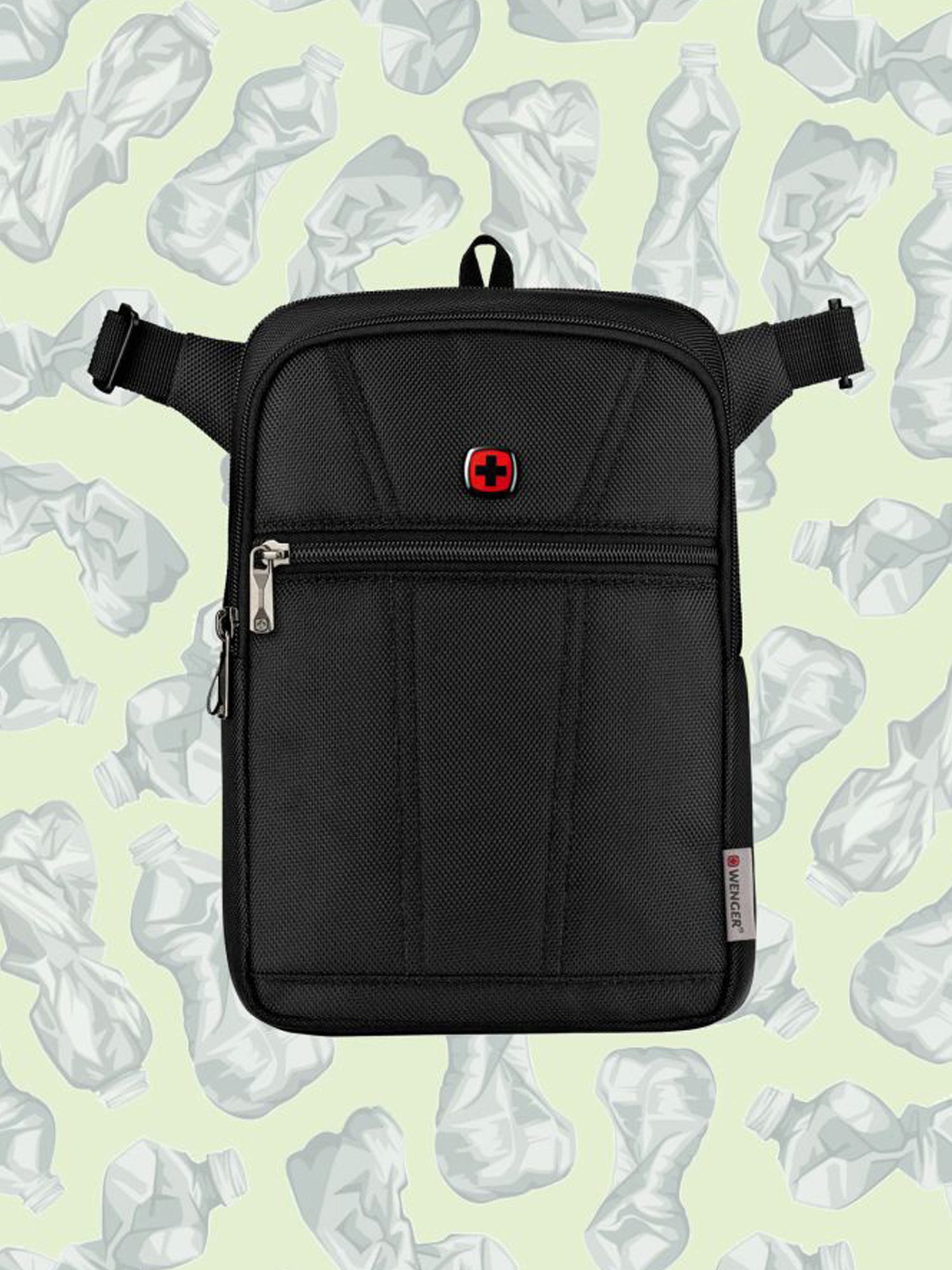 Wenger Black Solid Waist Pouch