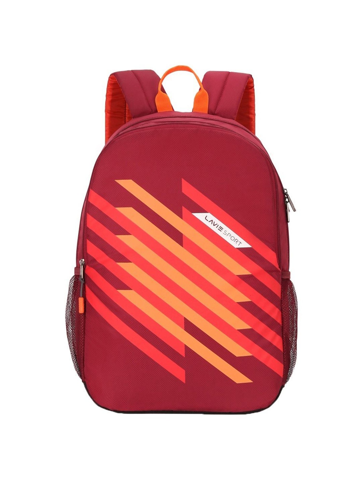 Lavie Sport Charge Maroon Polyester Medium Backpack