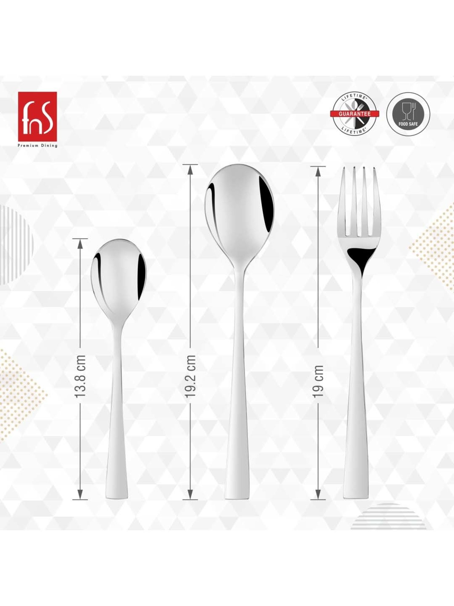 Home4U Iona Multi Wood Cutlery (2 Pcs)