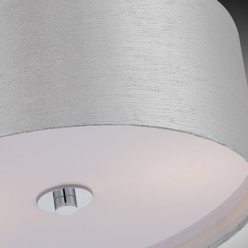 Silvain Semi Flush Mount Wall Lights - Chrome - Lite Source