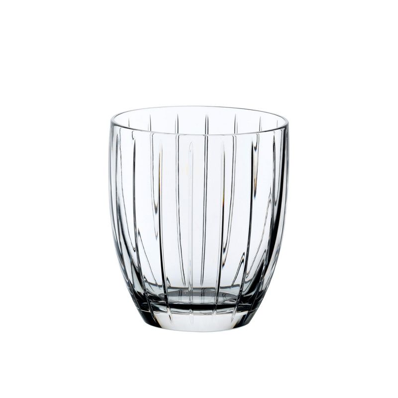 Riedel Sunshine Collection Crystal Whiskey Tumbler Glass and Heart to Heart Crystal Dishwasher Safe Cabernet Red Wine Glass, Set of 4