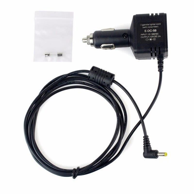 Car Charger E-DC-5B Cigarette Lighter Cord for YAESU VX-6R VX-7R VX-8DR FT-60R FT-277R VX-5 VX-5R Ham Radio Walkie Talkie J623