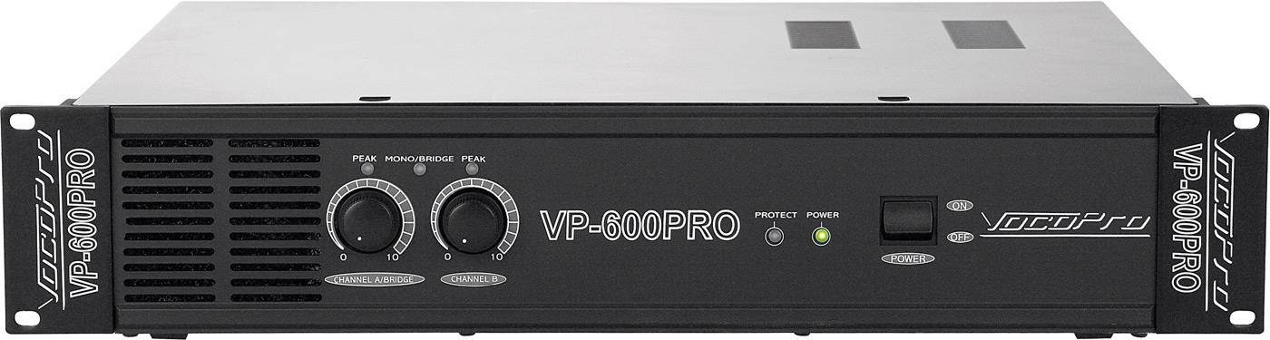 VocoPro VP600PRO 2 Space 600W Professional Power Amplifier
