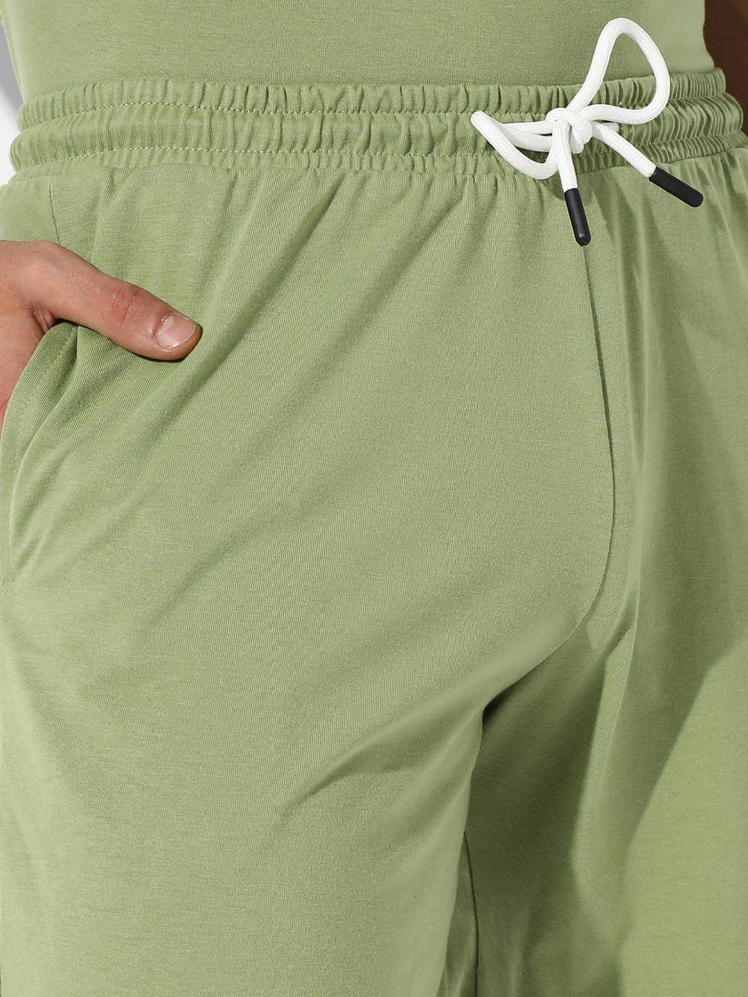 Campus Sutra Green Regular Fit Oversized Open Mind Printed Co-Ord Set