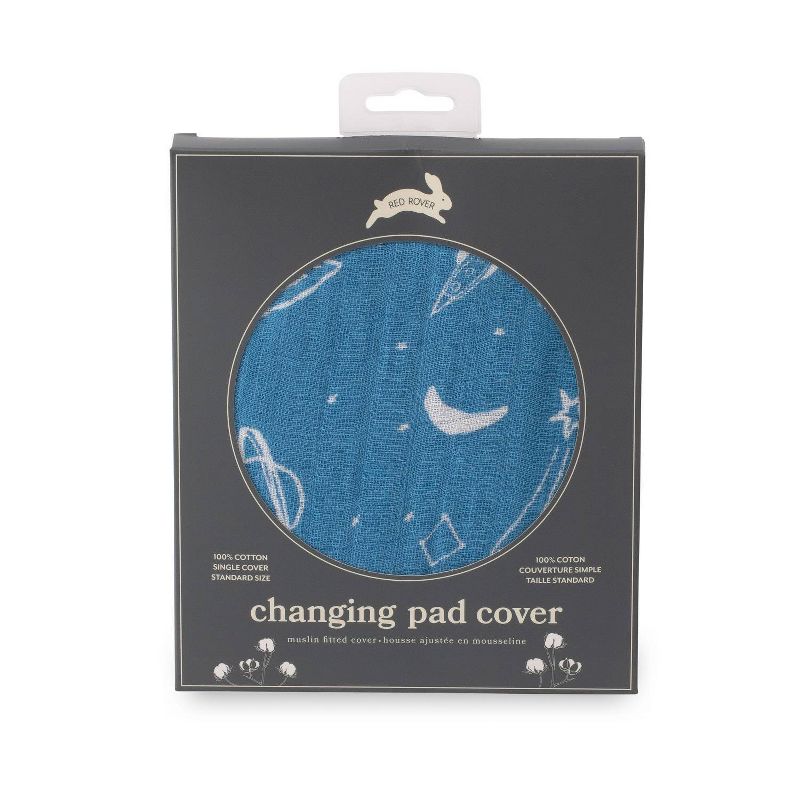 Red Rover Changing Pad Cover - Star Gaze