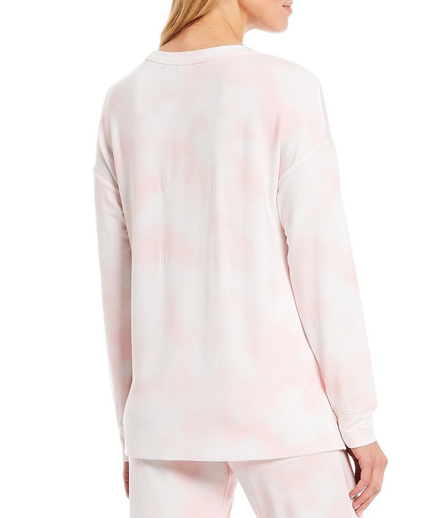 Marc New York Short Sleeve Tie-Dye Jewel Neck Tee