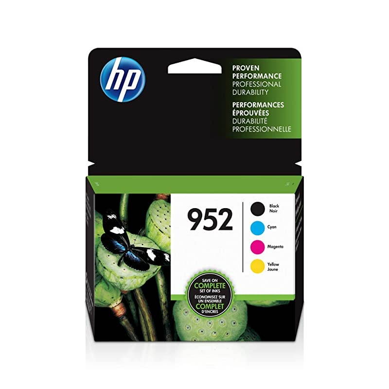 952 | 4 Ink Cartridges | Black Cyan Magenta Yellow | F6U15AN L0S49AN L0S52AN L0S55AN