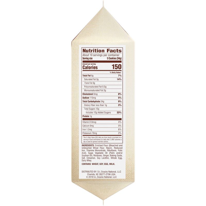 Archway Gingersnap Crispy Snacking Cookies - 14oz