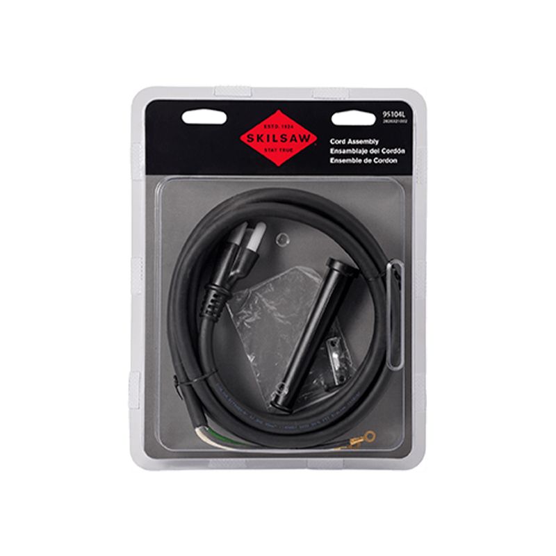 Skilsaw Cord Assembly Heavy Duty Replacement for Worm Drive Circular Saws 8 Feet, Black