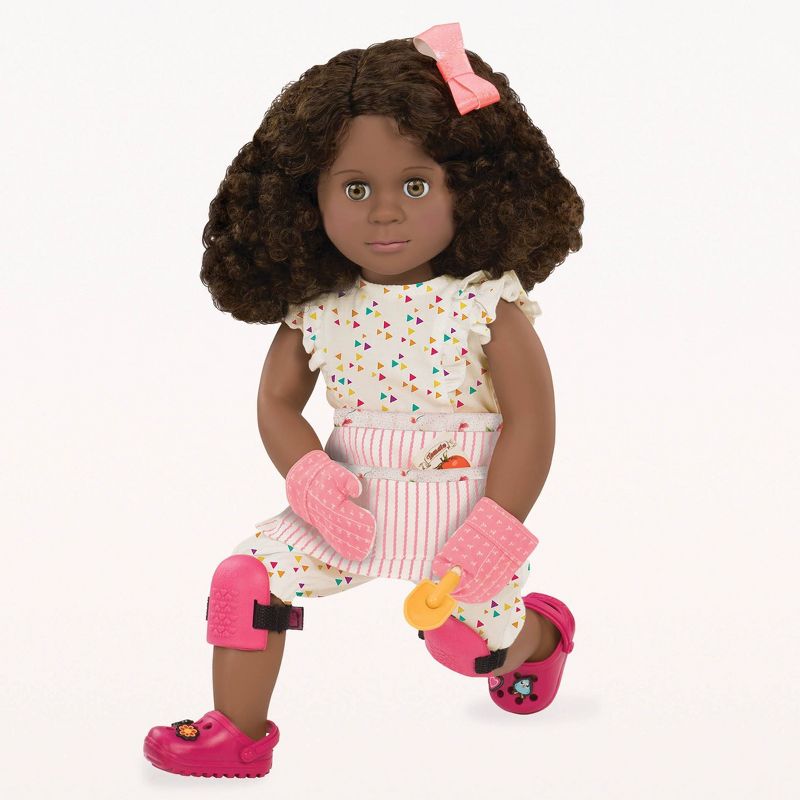Our Generation Nahla with Storybook & Accessories 18" Posable Gardening Doll