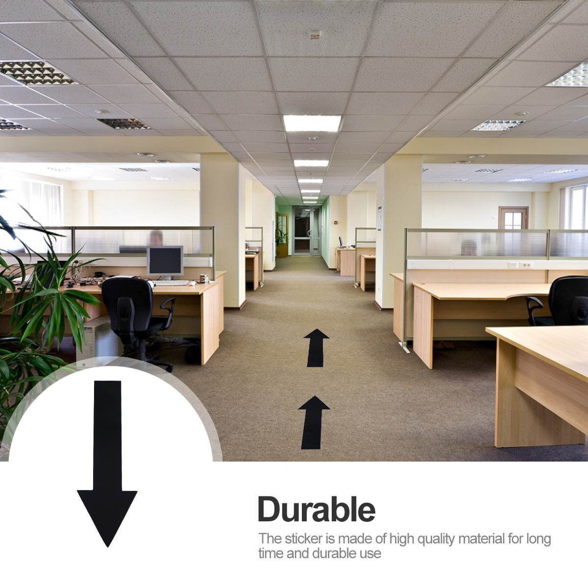 10pcs Removable Stairs Stickers Floor Decal Arrow Wall Sticker Floor Stickers