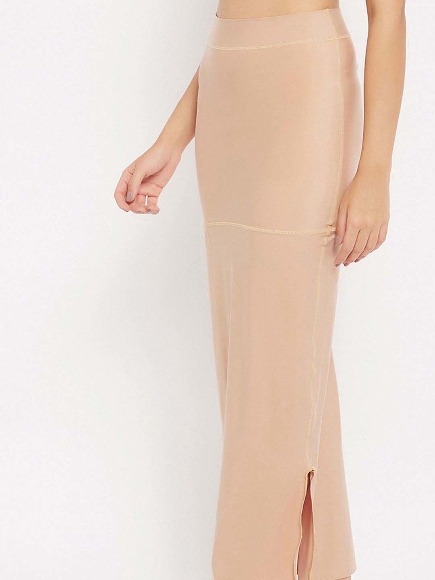 Secrets By ZeroKaata Assorted Plain Saree Shapewear - Pack Of 2