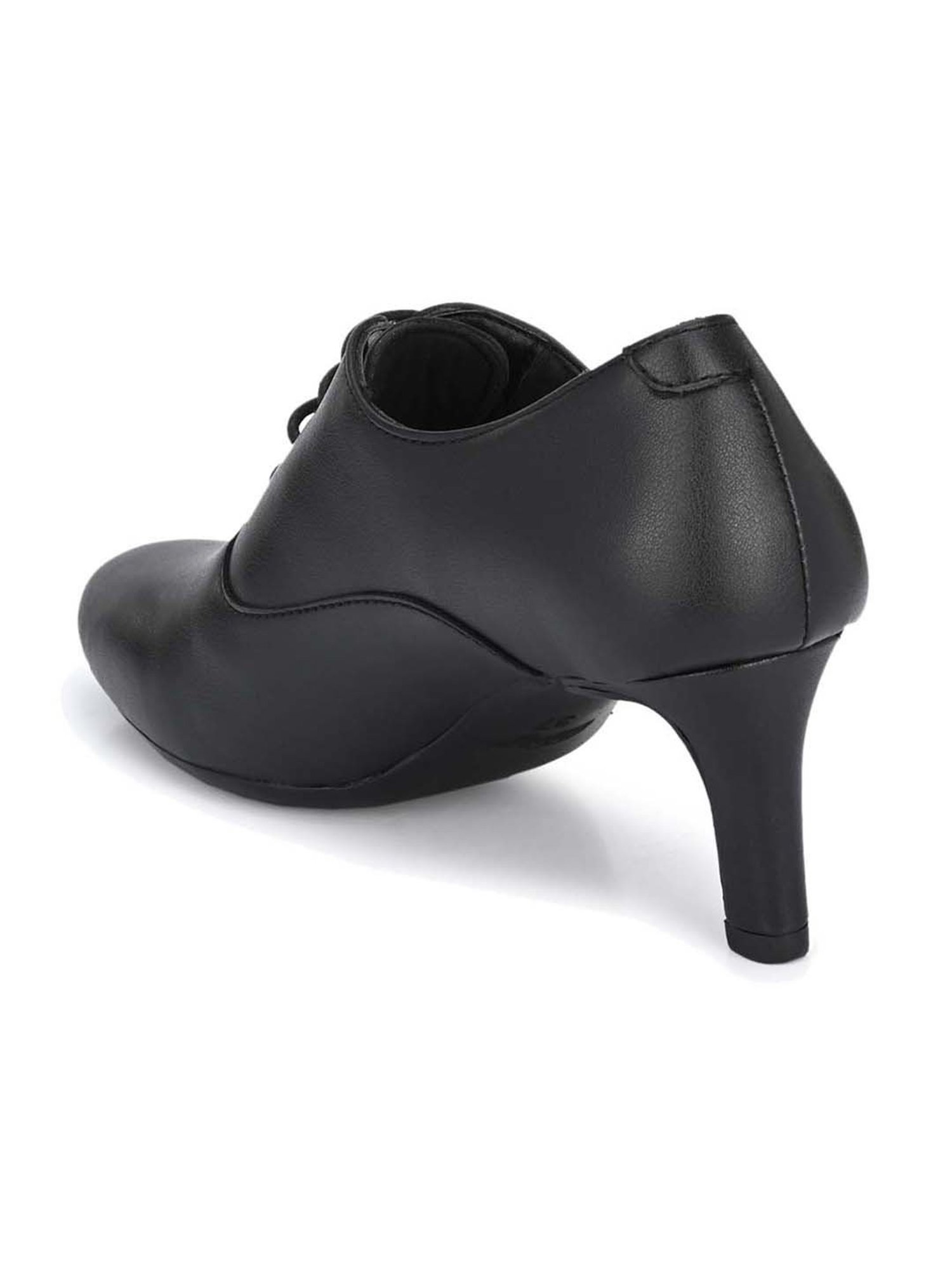 Delize Women's Black Oxford Shoes
