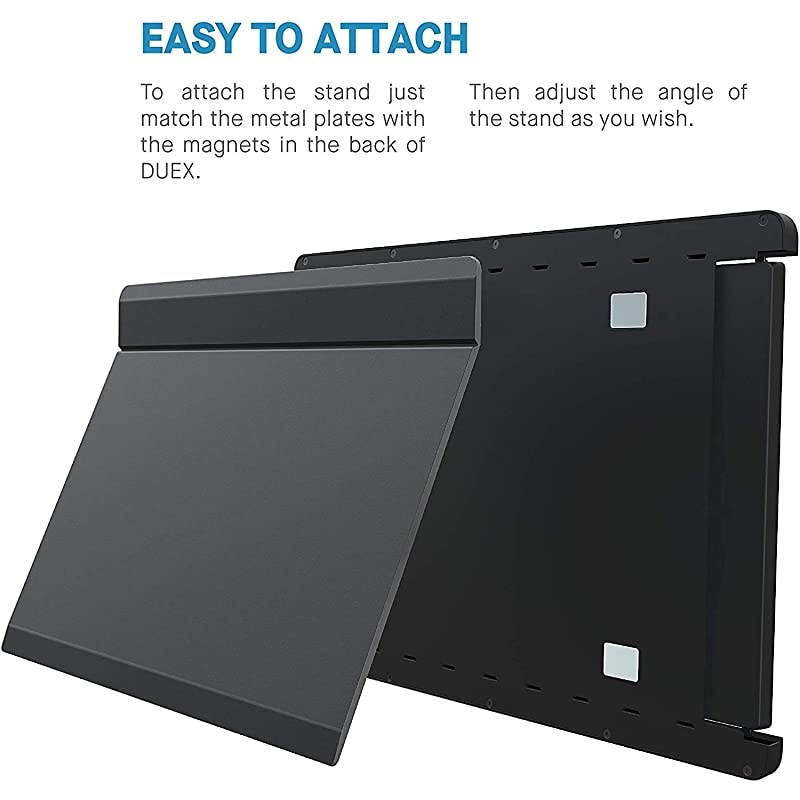 Pro Portable Monitor Upgraded 20 Version The OnTheGo DualScreen Laptop Monitor 125quot Full HD IPS Display USB ATypeC Plug and Play Sleek Design Kickstand Only