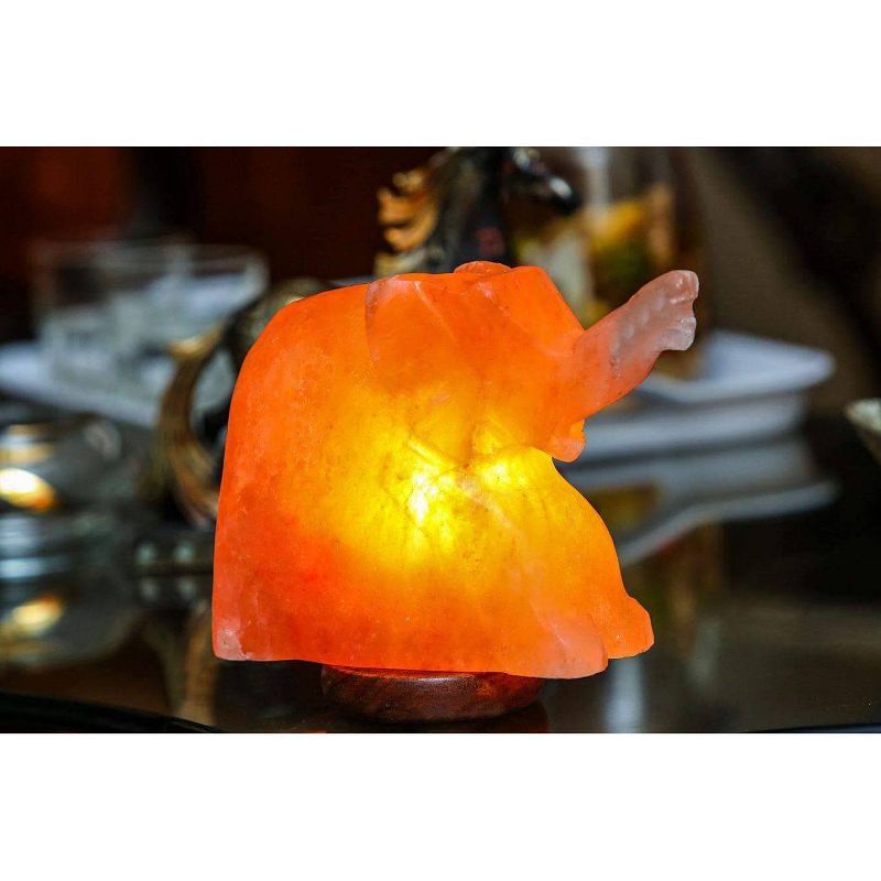 Elephant Salt Lamp Pink - Q&A Himalayan Salt