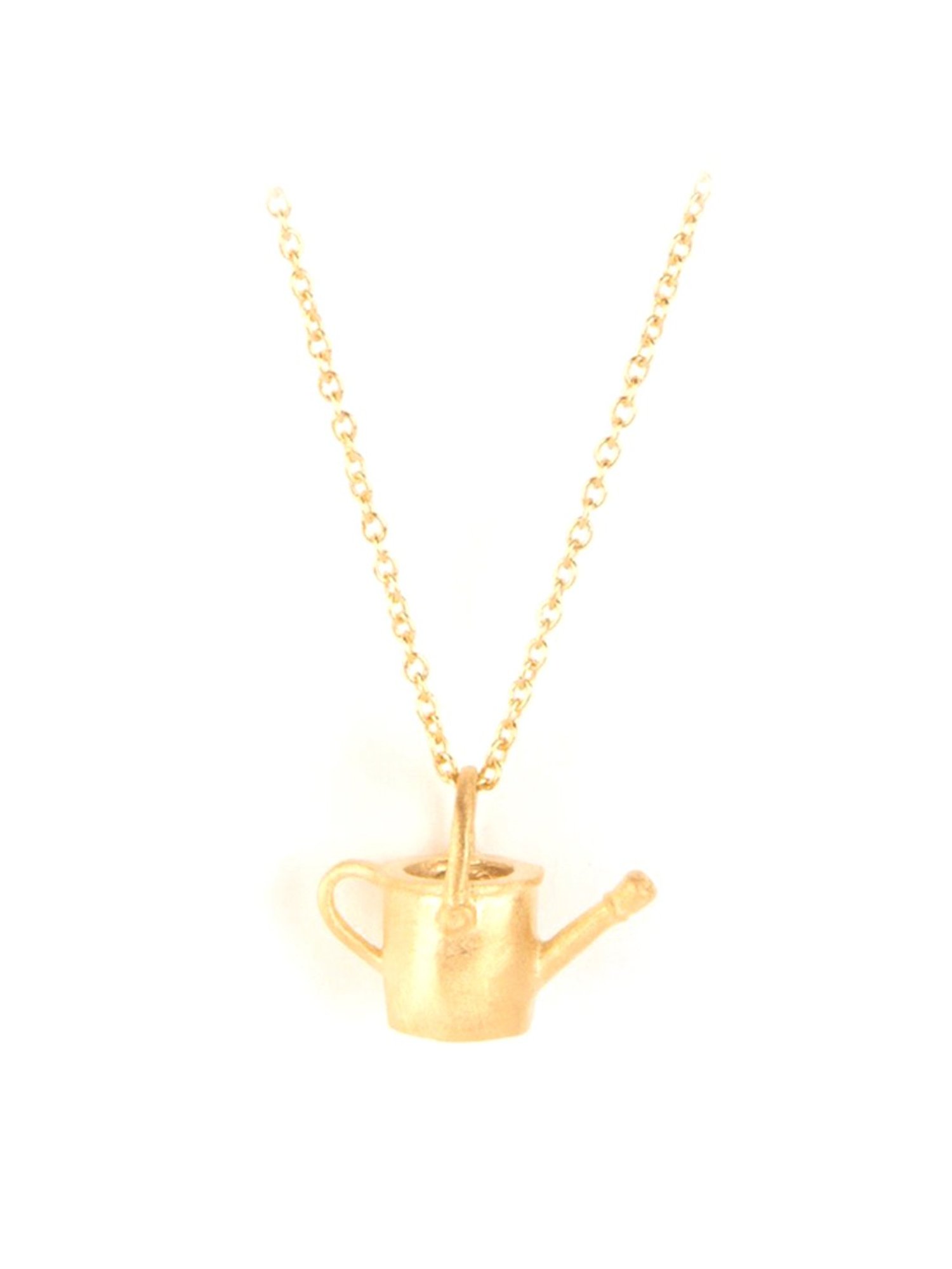 Shaya 92.5 Sterling Silver Green Fingers Watering Pot Charm Necklace for Women