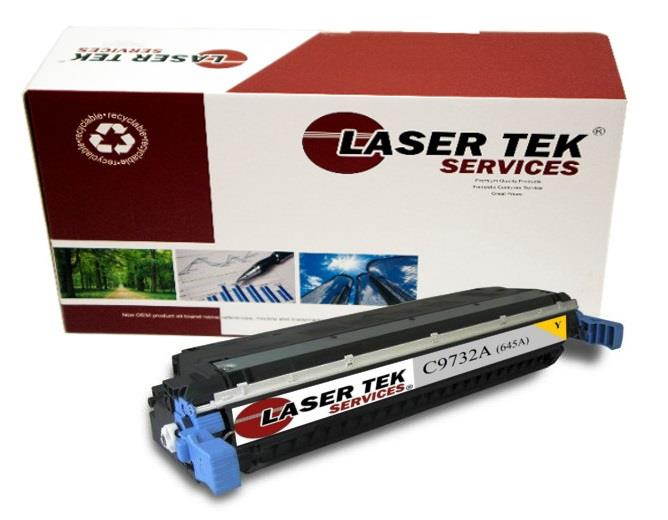 Laser Tek Services&reg; HP C9732A (645A) Yellow Compatible Replacement Toner Cartridge